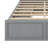 Wood Platform Bed Frame With 6 Drawers