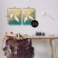 «Birds & Pond Botanicals Single Photo Frame» par June Erica Vess, 2 pièces sur toile-807953098-807714556