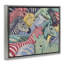 Art mural moderne sur toile encadrée avec zèbres modernes par Fab Funky-697371815-697371812