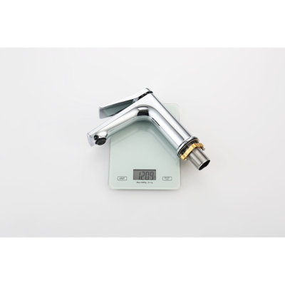 Robinet en zinc - portée de 5,48 po, pour douche de salle de bain contemporaine, poids de 3,04 lb, débit d'eau douce