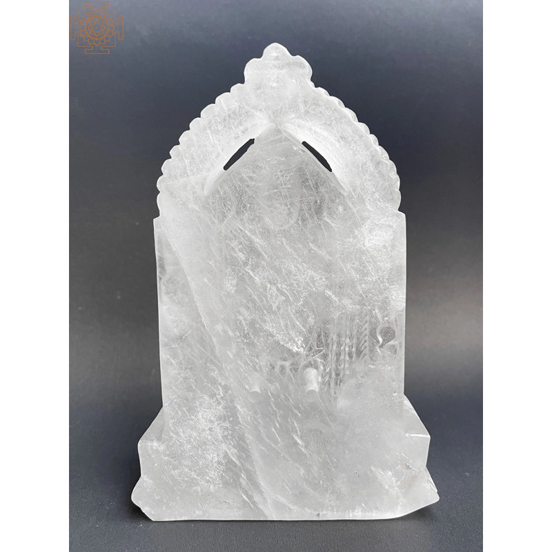 Crystal Lord Venkateshwara Statue – Handcrafted Spiritual Indian Deity Sculpture for Temple Altar & Modern Home Decor