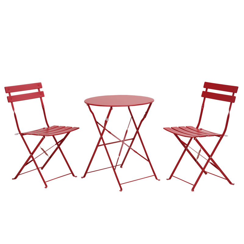 Ensemble bistro 23,62 po Leen, Rouge