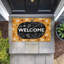 Tapis de porte d'extérieur Welcome Pumpkin Candy Corn, 18 po x 30 po