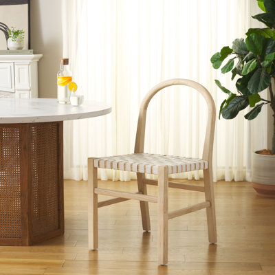 Kocis 19.69'' H Leather Upholstered Side Chair