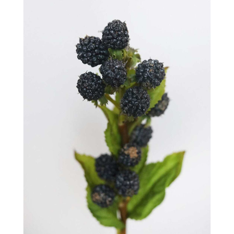 Artificial Blackberry Fruit 16.5", Red