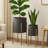 Aideen Metal Planter Pot Set for Indoor & Outdoor Use - Set of 2-1491349307