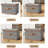 2 PCS Storage Bins with Lids, Collapsible Closet Organizer Container, Fabric Organizer Box with Handles, Decorative Storage Boxes with Lids for Organizing Clothes, Books, File,-570443009-570443015