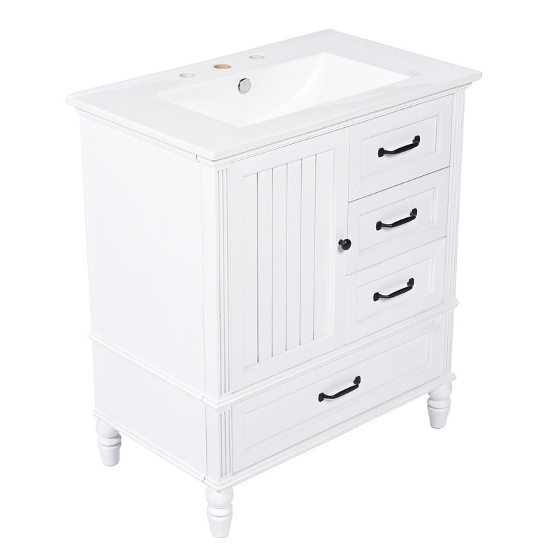 Meuble-lavabo de salle de bain avec lavabo