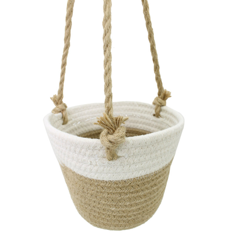 Pot à fleurs suspendu 3 pièces Jenifry, H 23 po x l 5,5 po x P 5,5 po