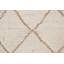 Tapis de couloir ivoire en laine noué à la main de conception unique 2 pi 10 po x 8 pi 10 po Moroccan