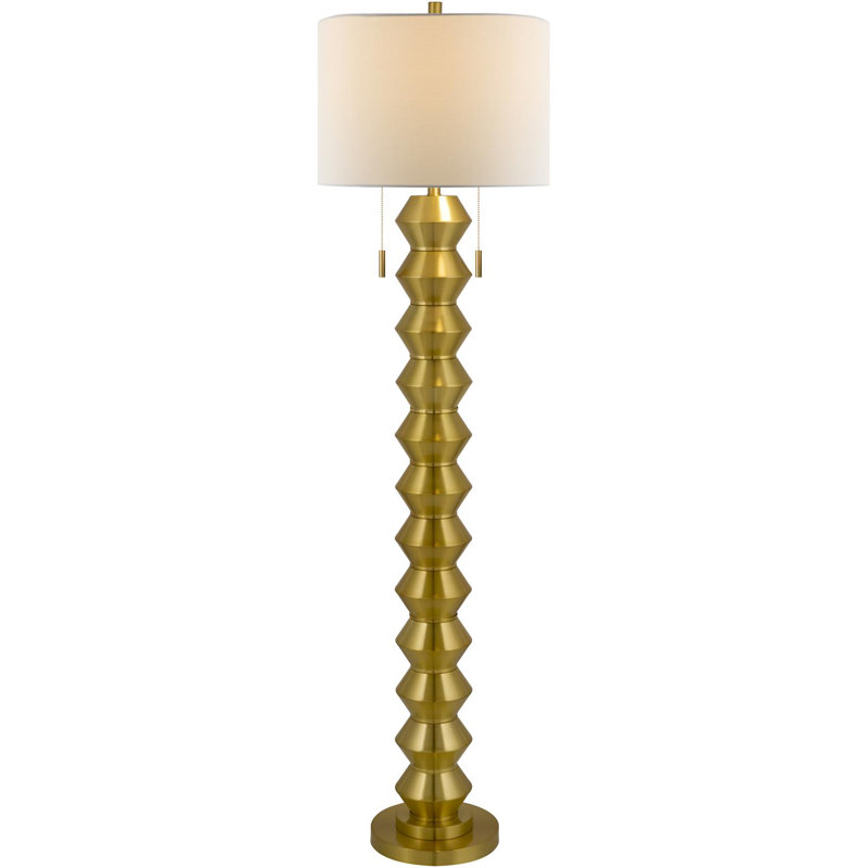 Lampe sur pied Marylue Haiylee Olivet, Doré