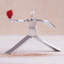Figurine fait main en aluminium romantique Depelteau