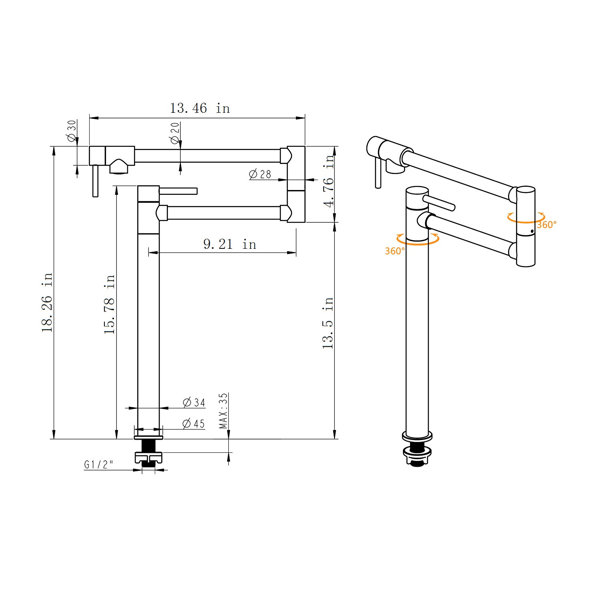 Dimensions du produit