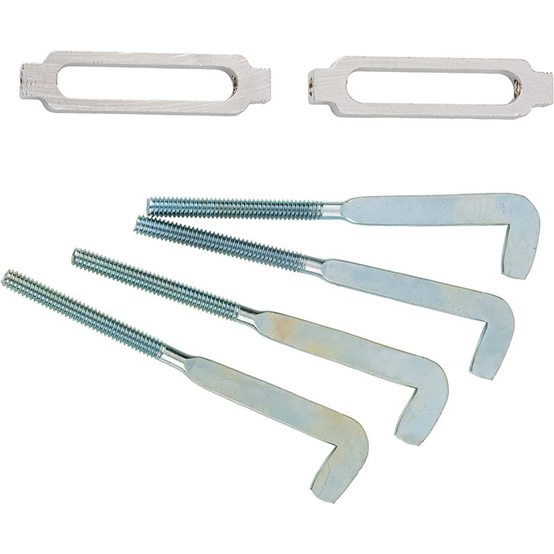 Rails de lit courts 6 po x 9 po
