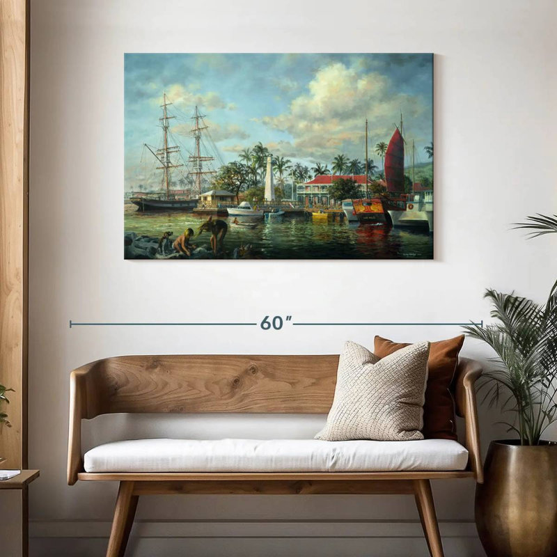 Lahaina Waterfront Maui, H 30 po x l 45 po