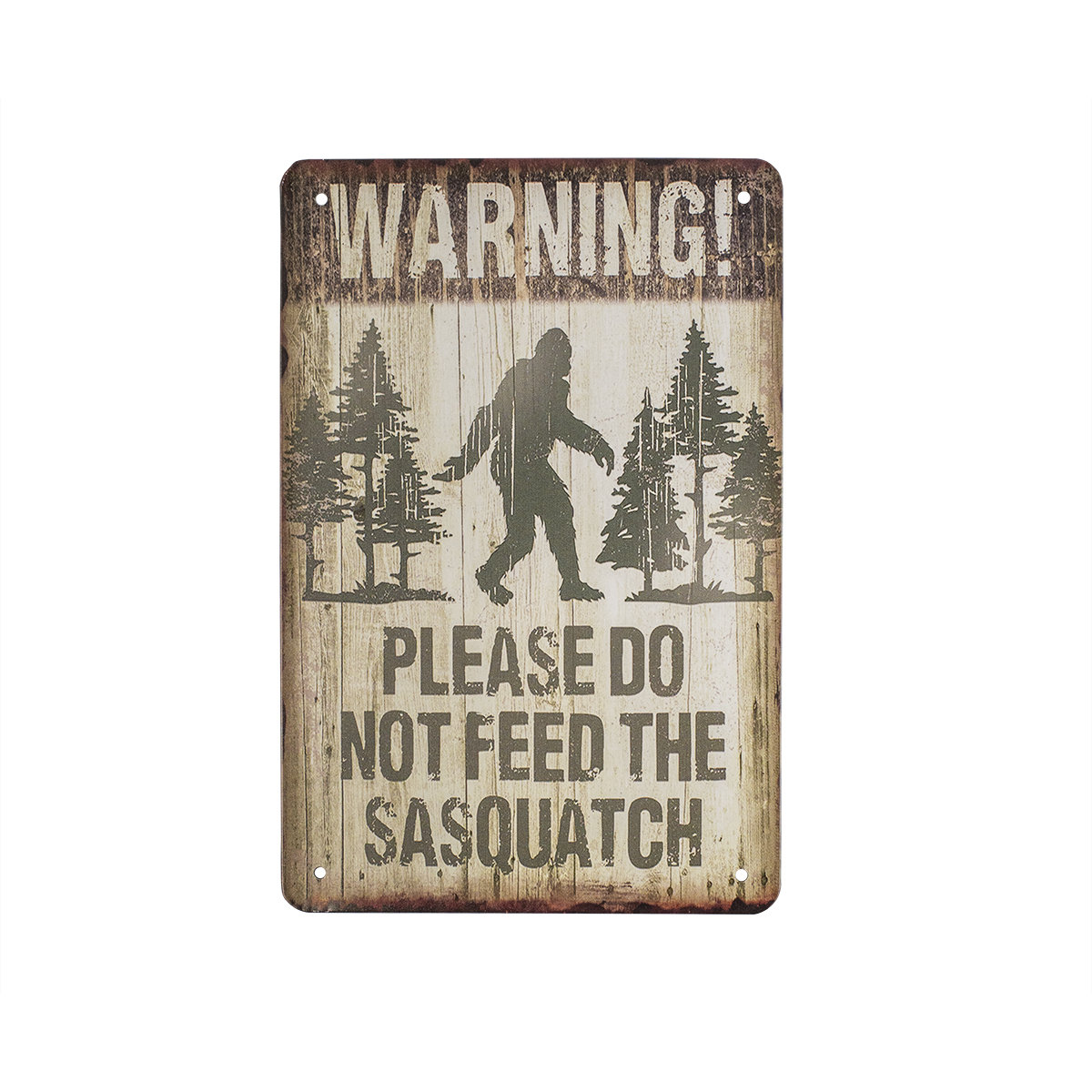 Novelty Warning Do Not Feed Sasquatch Home Wall Sign Bigfoot Man Cave Bar Decor Novelty Warning Do Not Feed Sasquatch Home Wall Sign Bigfoot Man Cave Bar Decor