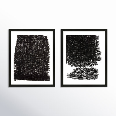 Drina " Passing Storm. Set Of 2 " by Stephanie Dennis 2 - Pieces