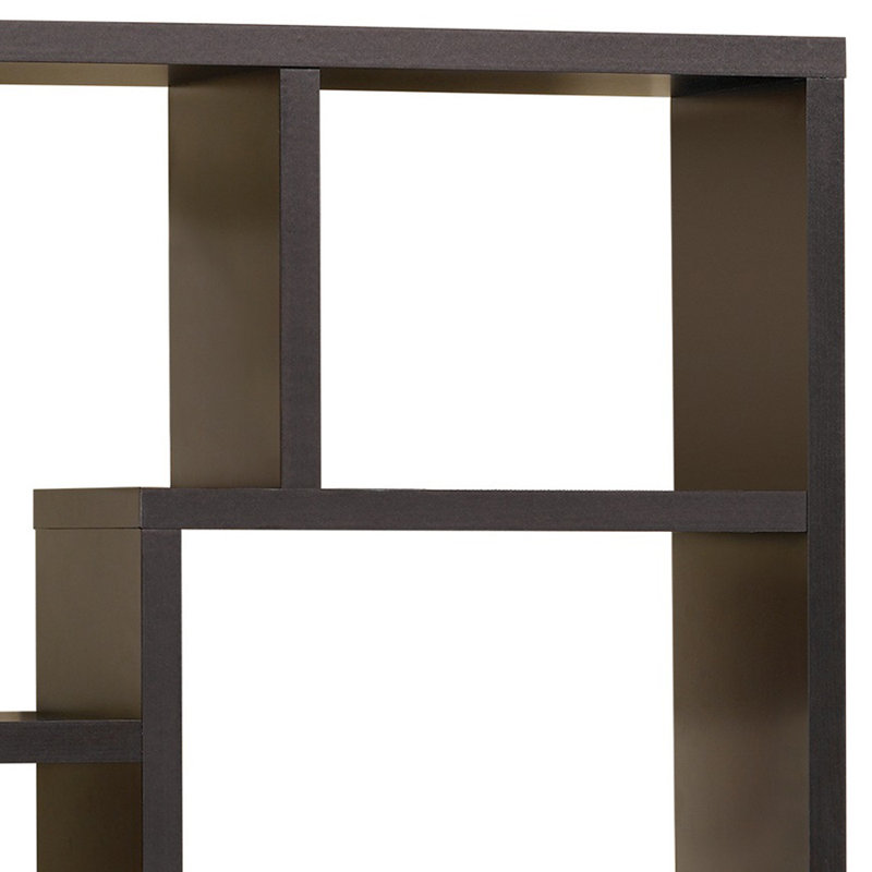 Bibliothèque géométrique Adolf H 70,75 "x l 35", Cappuccino