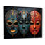 Red African Masks III - Masque africain, art mural-1247760926-1247760927-1208940163