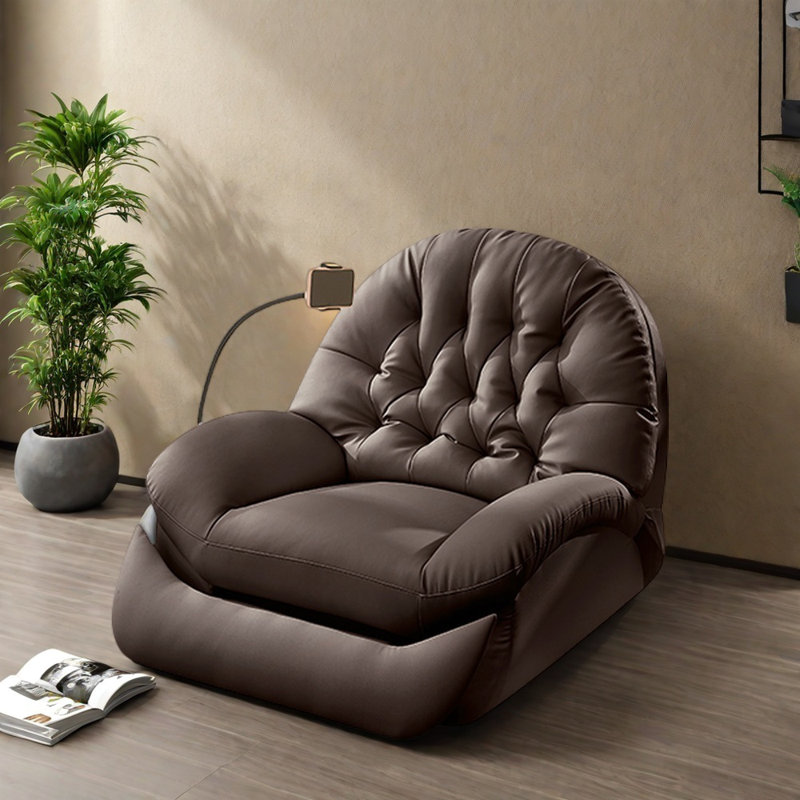 Fauteuil Sharon, Marron foncé