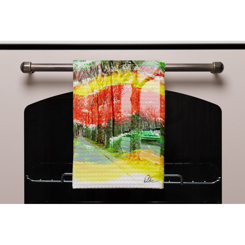 Cotton Floral Tea Towel Kitchen Towel