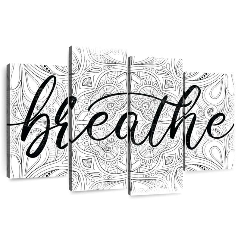 Tergel Breathe Zen Pattern, 18" H x 30" W