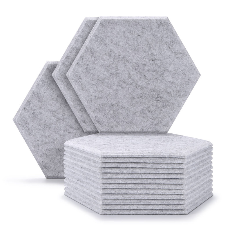 Panneau mural 3D gris (paquet de 12), gris