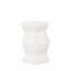 Tabouret de bar 13 po x 16,75 po en céramique émaillée - Table d'appoint intérieure / extérieure - Tabouret de jardin décoratif