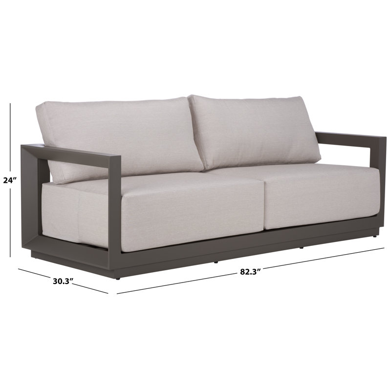 Donaldo 3-Piece Aluminum Patio Conversation Set