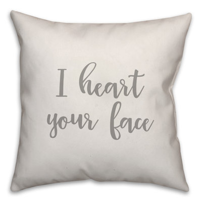  Coussin I Heart Your Face