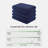 4-Piece 100% Cotton Quick Dry Diagonal Ribbed Bath Towel Set-338927585
