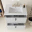 Meuble-lavabo 30 po avec lavabo en céramique-701884081