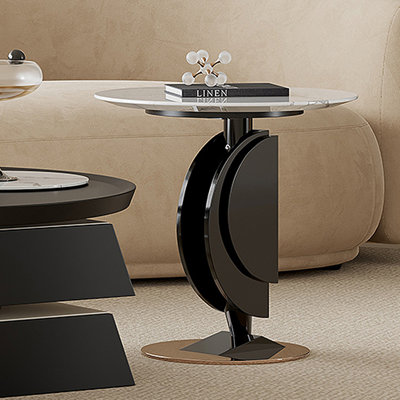 Creative design marble advanced round tea table