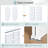 5-Panel Bypass Sliding Closet Doors with Installation Hardware Kit-122103290