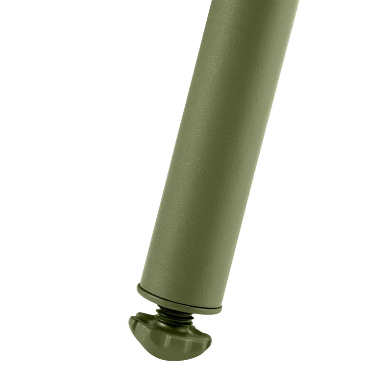 Moss Green Steel Square Folding Outdoor Patio Table