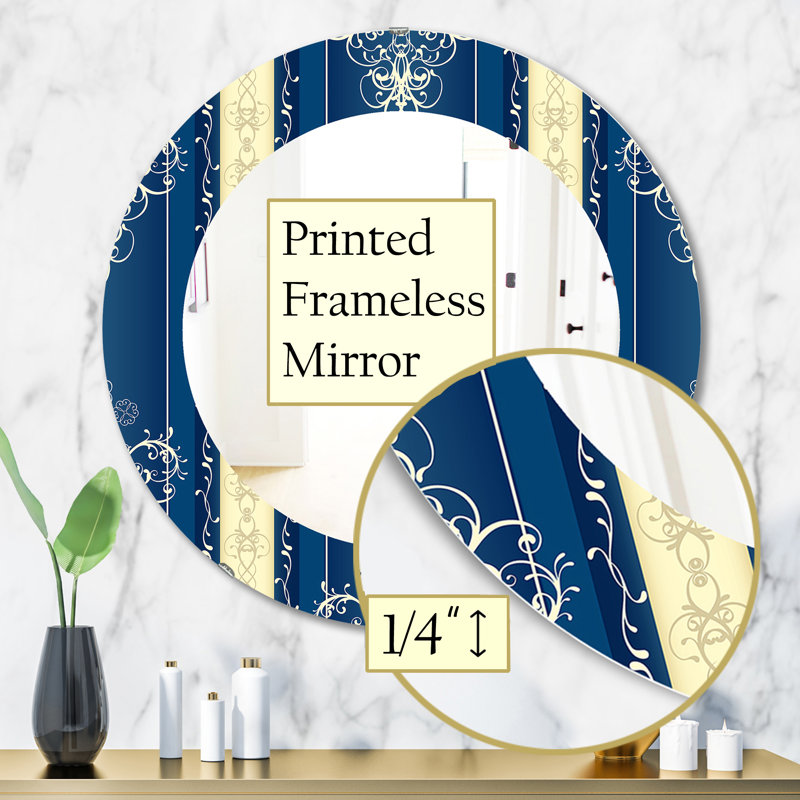 Miroir d'appoint Mid-Century Luxury, H 31,5 po x l po