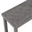 Banc de salle à manger de style rustique en bois massif à chevrons de 44 po de largeur Carveth-304018063