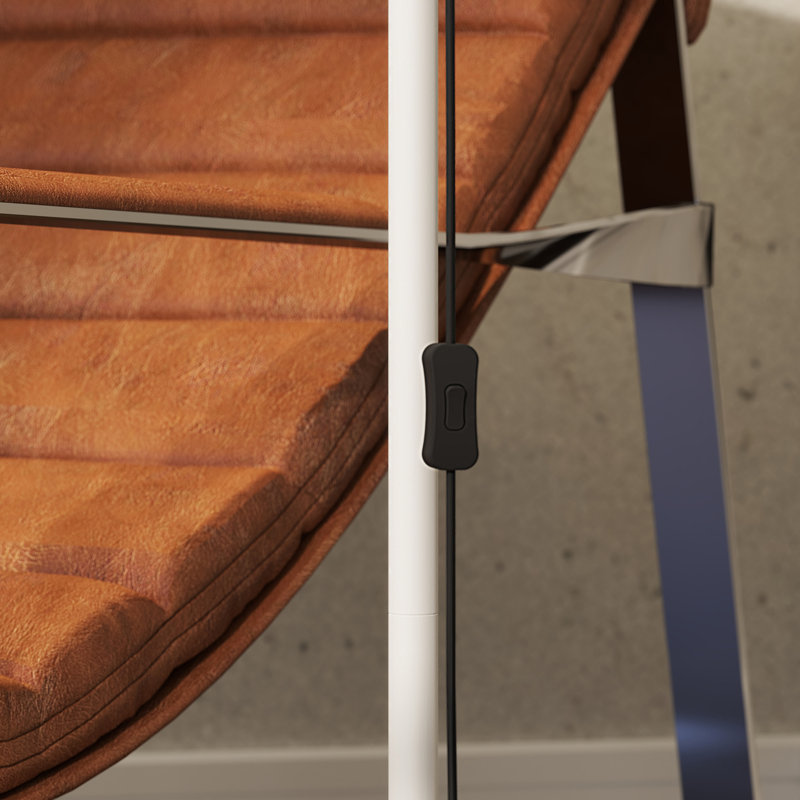 160cm Painted Traditional Floor Lamp