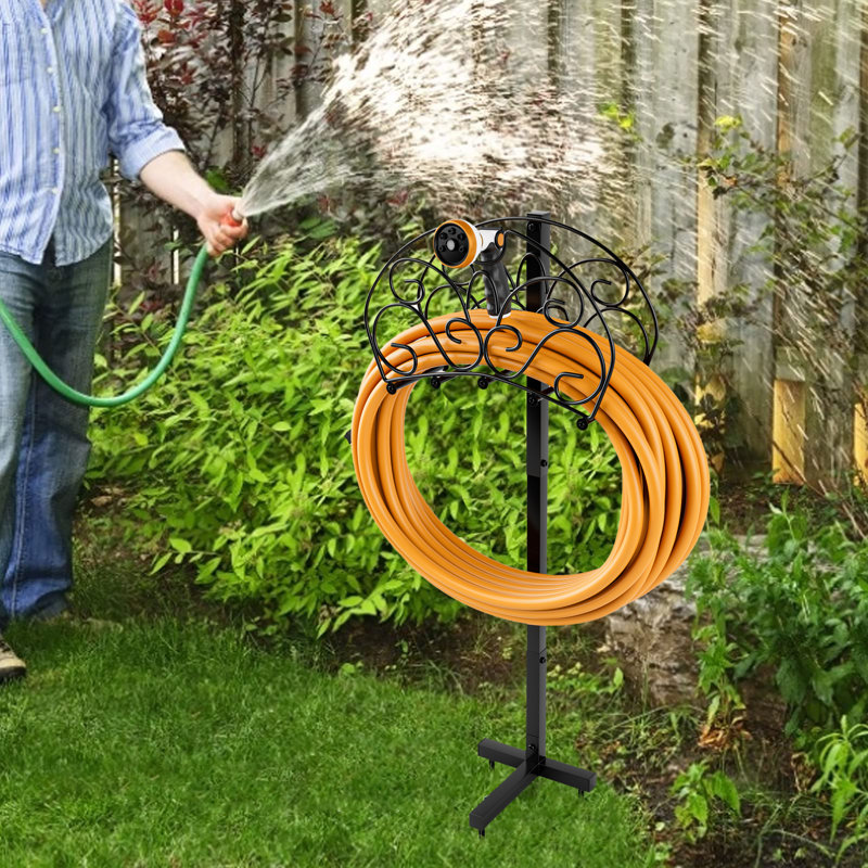 Freestanding Garden Hose Holder