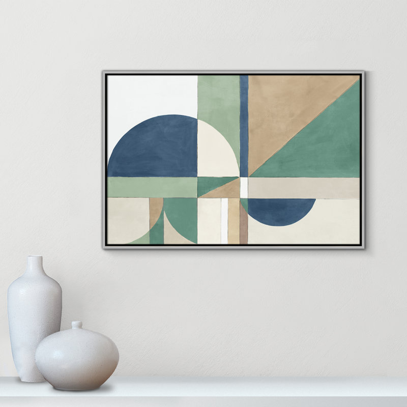 Floater Frame Canvas, 25.5" H x 37.5" W x 2" D, Silver Framed