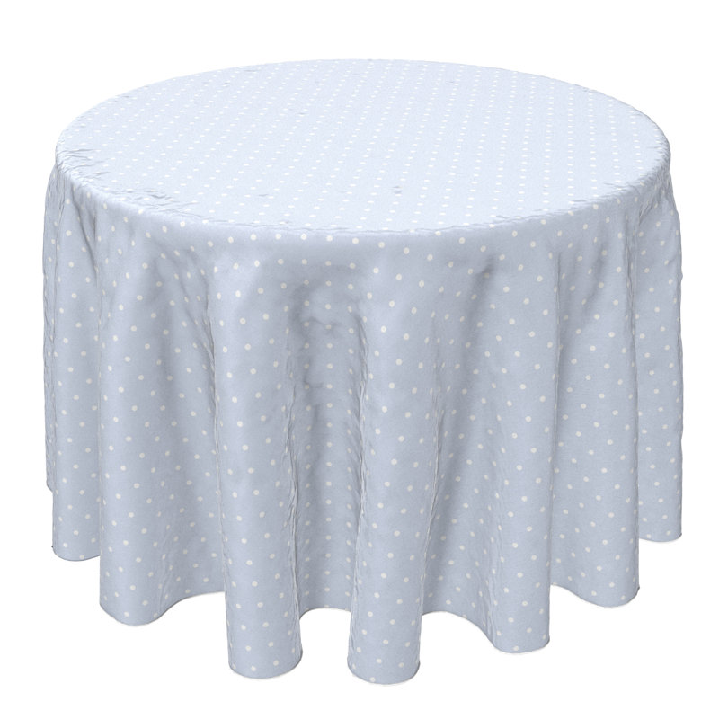 Feste Round Polka Dots Cotton Twill Tablecloth