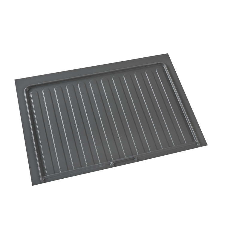 Plateau d'égouttement Orion Grey Polymer, H 0,75 po x l 34,5 po x p 23,25 po, Gris