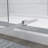 44-48" Wide X 71" High Pivot Semi-Frameless Shower Door With Clear Glass-106959304
