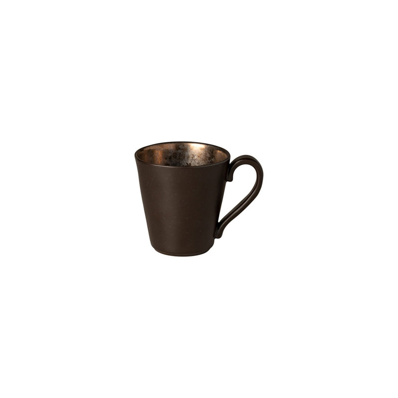 Lagoa Stoneware Coffee Mug, Metal