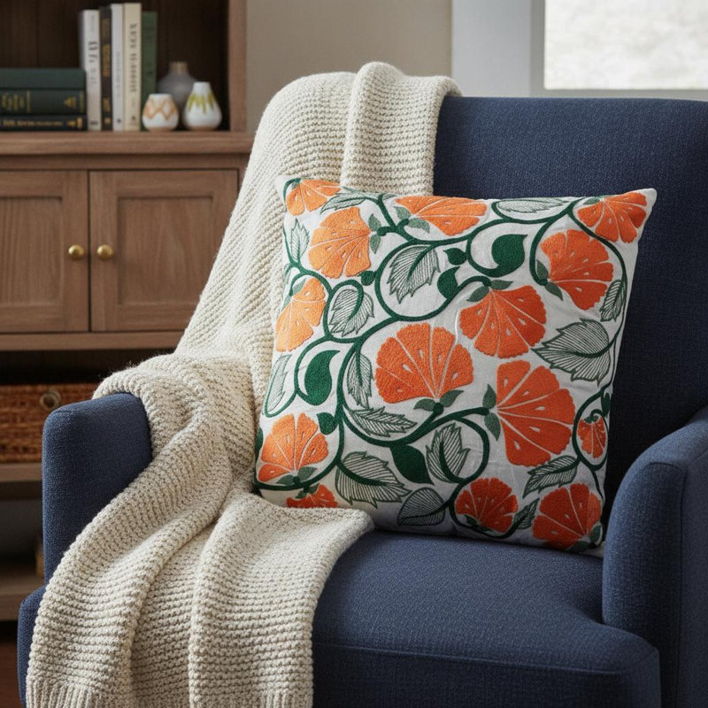 Cassidy White Throw Pillow