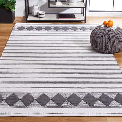 Breckenridge Flat Weave Cotton Geometric Rug