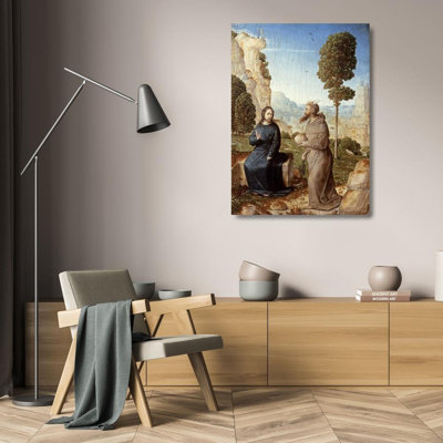 ArtDirect De Flandes, Juan Gallery Wrapped Canvas Art Titled: Temptation Of Christ In The Wilderness