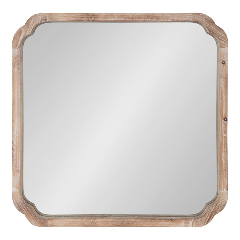 Vannessa Mirror, Rustic Brown, 24" x 24"