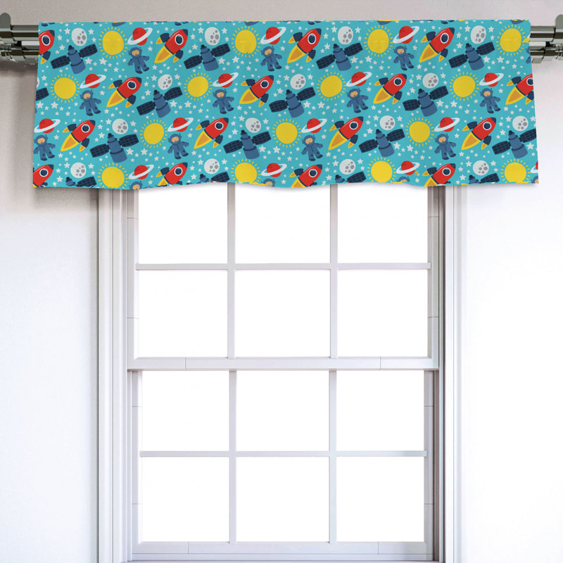Sateen Ruffled Window Valance