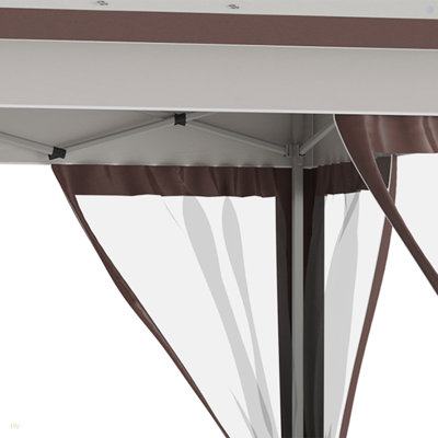 Tente pop-up avec auvent et filet de transport
